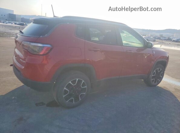 3C4NJDDB6MT574374 2021 JEEP COMPASS Red Trasero derecho