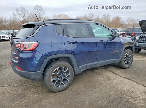 3C4NJDDBXLT203314 2020 JEEP COMPASS Blue უკანა მარჯვენა