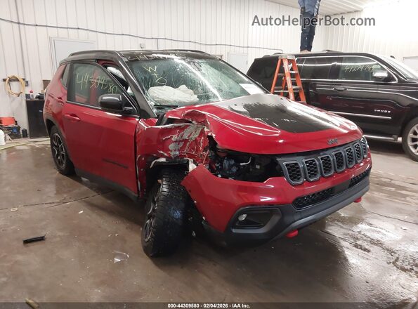 3C4NJDDN4ST522121 2025 JEEP COMPASS Красный Передняя правая четверть