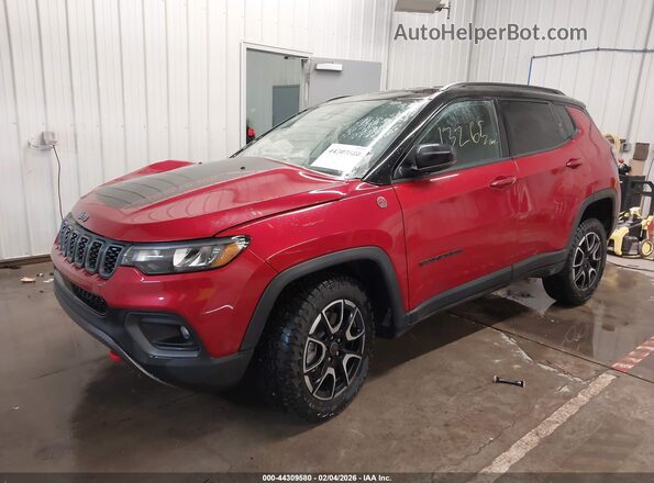 3C4NJDDN4ST522121 2025 JEEP COMPASS Красный Передняя левая четверть