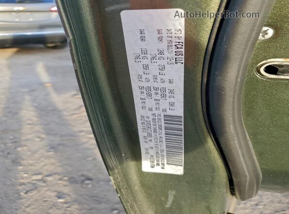 3C4PDCAB1GT185855 2016 DODGE JOURNEY Зеленый Вид наклейки с VIN-кодом
