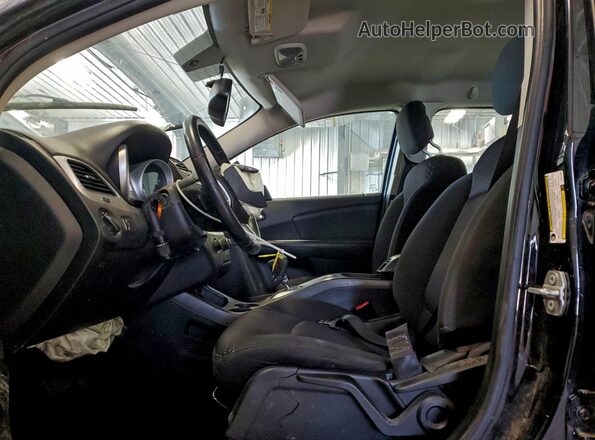 3C4PDCAB1GT237680 2016 DODGE JOURNEY Черный Вид салона спереди