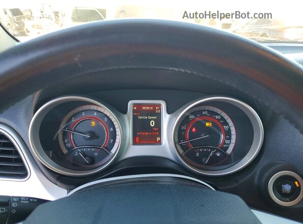 3C4PDCAB1GT245391 2016 DODGE JOURNEY Красный Вид щитка приборов