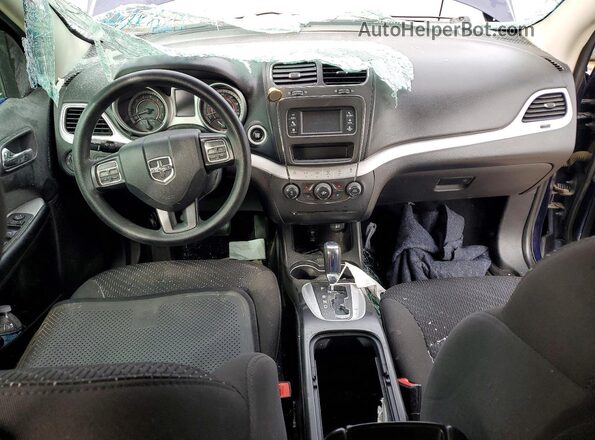 3C4PDCAB2HT706745 2017 DODGE JOURNEY Blue Widok deski rozdzielczej