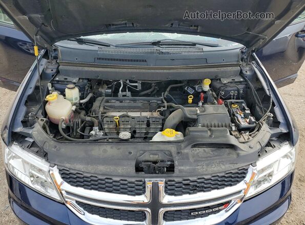 3C4PDCAB2HT706745 2017 DODGE JOURNEY Blue Widok wnętrza z tyłu