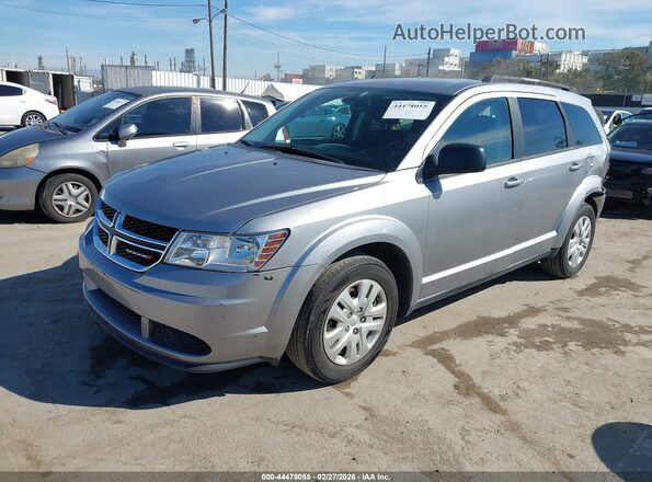 3C4PDCAB2JT375574 2018 DODGE JOURNEY Серебряный Передняя левая четверть
