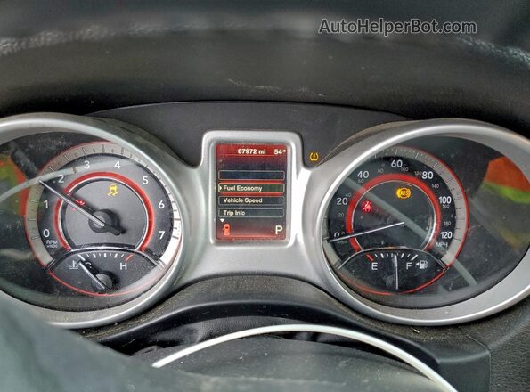 3C4PDCAB3JT302083 2018 DODGE JOURNEY Silver Vista del cuadro de instrumentos