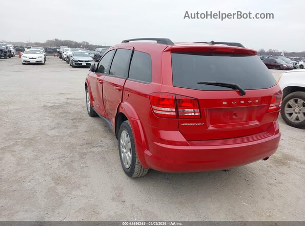 3C4PDCAB8HT558701 2017 DODGE JOURNEY Red Trasero izquierdo