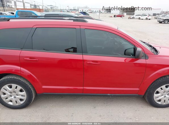 3C4PDCAB8HT558701 2017 DODGE JOURNEY Red Vista interior trasera
