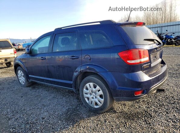 3C4PDCBB0KT857170 2019 DODGE JOURNEY Blue Rear left