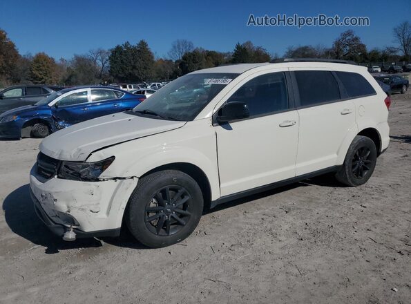 3C4PDCBB0KT862479 2019 DODGE JOURNEY White Առջևի ձախ երեք քառորդ տեսարան