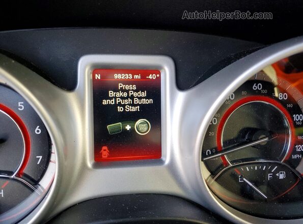 3C4PDCBB5KT862610 2019 DODGE JOURNEY Gray Instrument cluster view