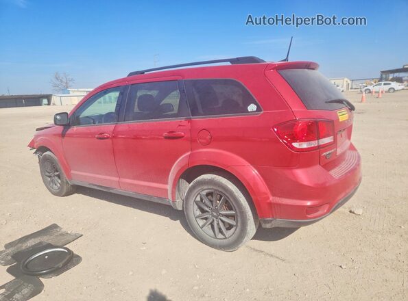 3C4PDCBB6KT866830 2019 DODGE JOURNEY Red Rear left