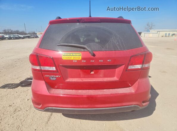 3C4PDCBB6KT866830 2019 DODGE JOURNEY Red Rear view