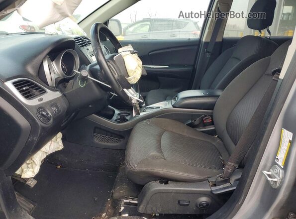 3C4PDCBG6KT869383 2019 DODGE JOURNEY Серый Вид салона спереди