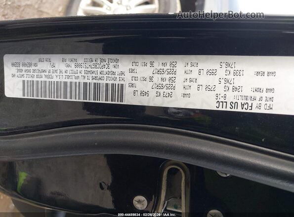 3C4PDCBG7HT519009 2017 DODGE JOURNEY Black Вид підкапотного простору