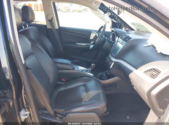 3C4PDCEG4JT442990 2018 DODGE JOURNEY Black წინა სალონის ხედი