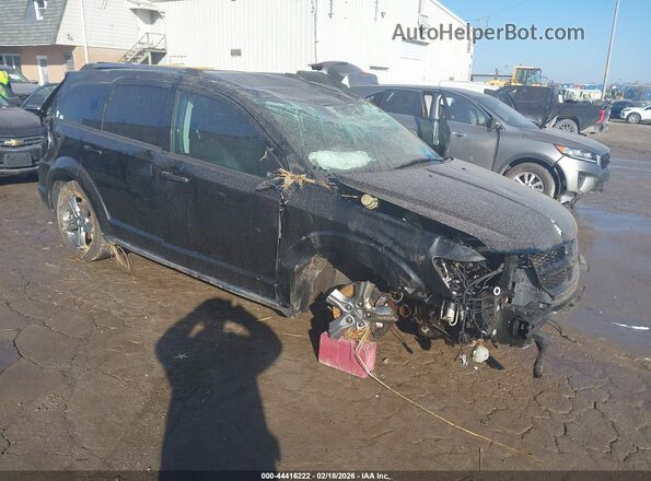 3C4PDCGB1HT560443 2017 DODGE JOURNEY Черный Передняя правая четверть