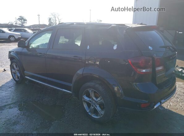 3C4PDCGB1HT560443 2017 DODGE JOURNEY Черный Задняя левая четверть