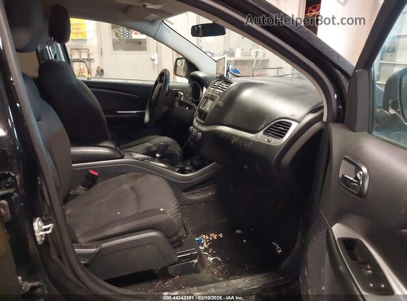 3C4PDDBG1HT526124 2017 DODGE JOURNEY Black წინა სალონის ხედი