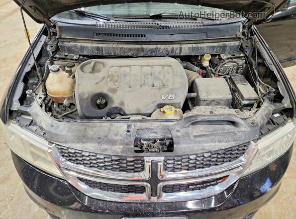 3C4PDDBG5HT535179 2017 DODGE JOURNEY Black Widok wnętrza z tyłu