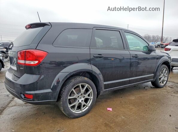 3C4PDDEG4KT836996 2019 DODGE JOURNEY Черный Задняя правая четверть
