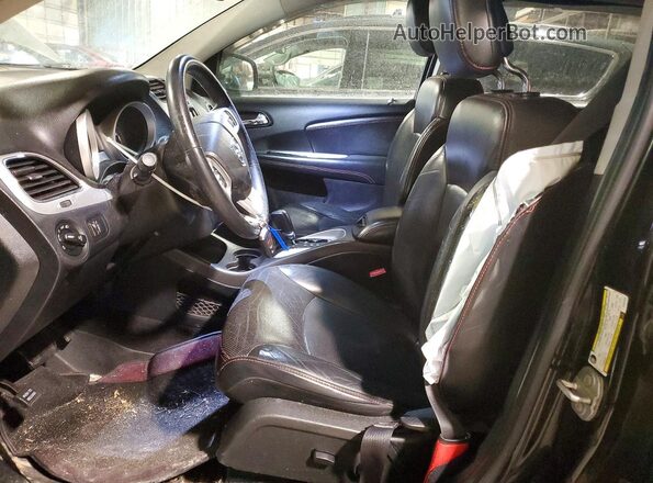 3C4PDDEG5HT567500 2017 DODGE JOURNEY Black წინა სალონის ხედი