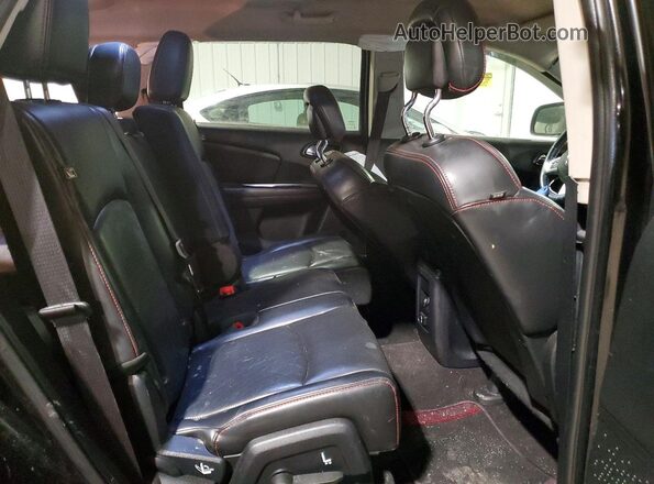 3C4PDDEG5HT567500 2017 DODGE JOURNEY Black უკანა სალონის ხედი