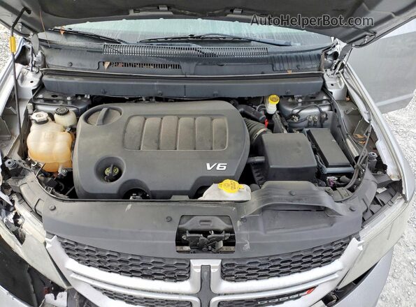 3C4PDDEG7KT738920 2019 DODGE JOURNEY Silver Engine compartment view
