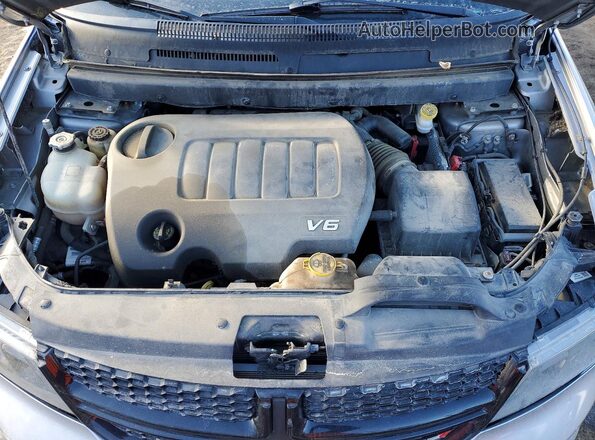 3C4PDDGG2JT430517 2018 DODGE JOURNEY Silver ძრავის განყოფილების ხედი