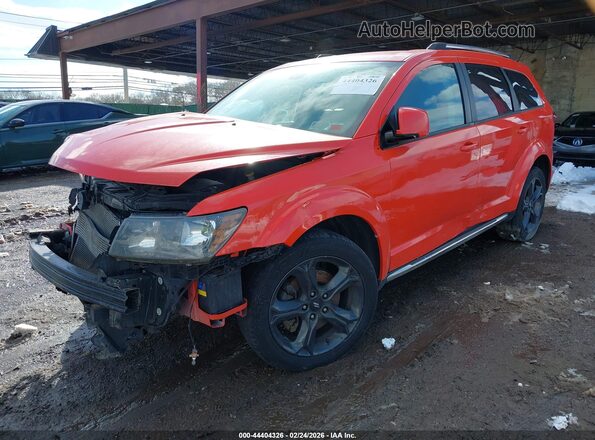 3C4PDDGG3JT516614 2018 DODGE JOURNEY Оранжевый Передняя левая четверть