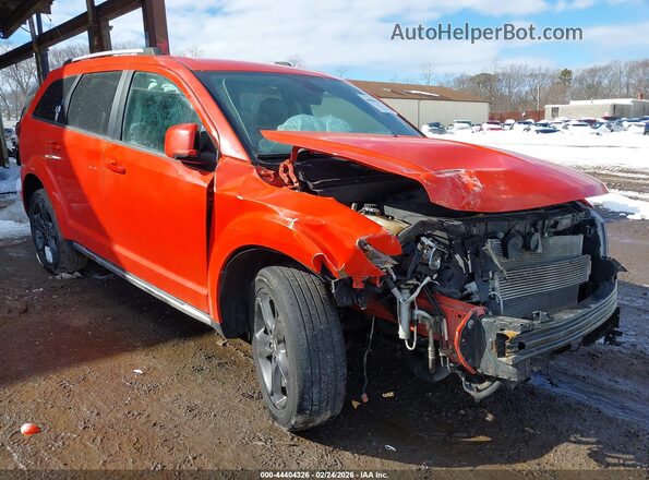 3C4PDDGG3JT516614 2018 DODGE JOURNEY Оранжевый Передняя правая четверть