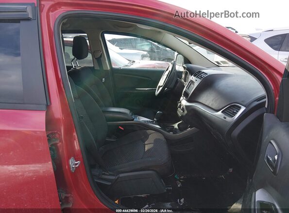 3C4PDDGG4GT112956 2016 DODGE JOURNEY Red Вид салону спереду