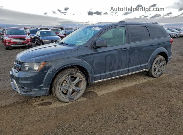 3C4PDDGG7JT278296 2018 DODGE JOURNEY Gray Առջևի ձախ երեք քառորդ տեսարան