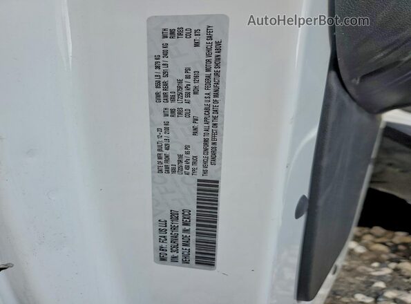 3C6LRVAG1RE110207 2024 RAM PROMASTER White Вид наклейки з VIN-кодом