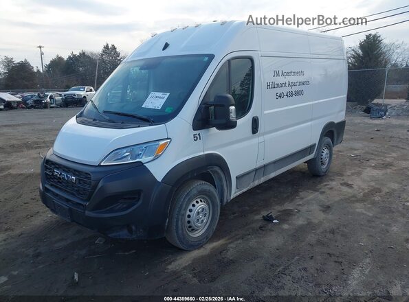 3C6LRVCGXRE111420 2024 RAM PROMASTER 2500 White Vista tres cuartos delantera izquierda