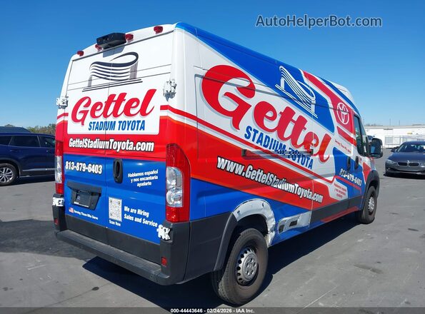 3C6LRVDG7RE114757 2024 RAM PROMASTER 2500 Белый Задняя правая четверть