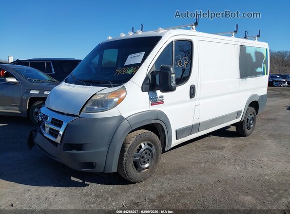 3C6TRVAG8HE525944 2017 RAM PROMASTER 1500 White წინა მარცხენა ხედი სამი მეოთხედიდან