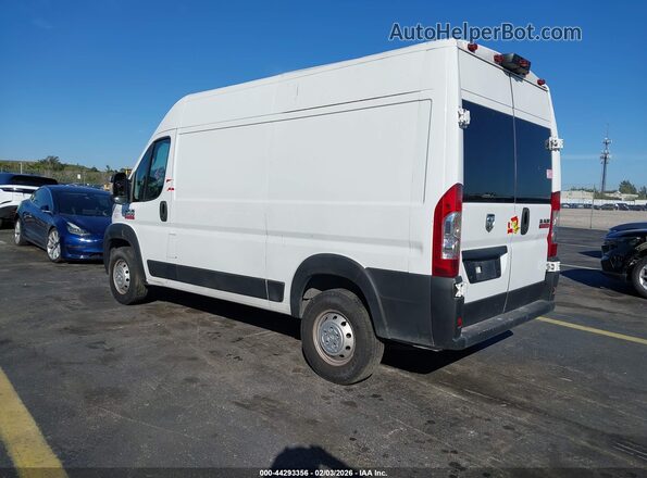 3C6TRVCG9KE525780 2019 RAM PROMASTER 2500 White Trasero izquierdo