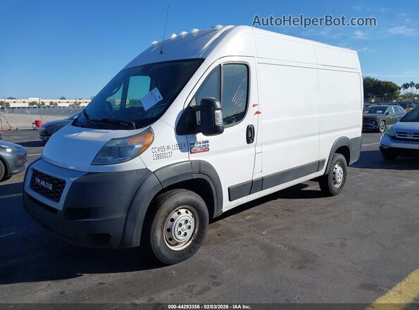 3C6TRVCG9KE525780 2019 RAM PROMASTER 2500 White Vista tres cuartos delantera izquierda