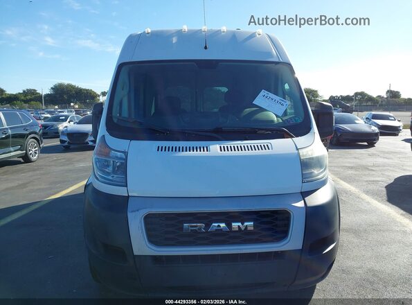 3C6TRVCG9KE525780 2019 RAM PROMASTER 2500 White Vista del cuadro de instrumentos