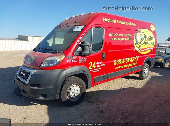 3C6TRVDG6LE116491 2020 RAM PROMASTER 2500 Красный Передняя левая четверть