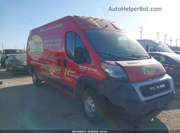 3C6TRVDG6LE116491 2020 RAM PROMASTER 2500 Красный Передняя правая четверть