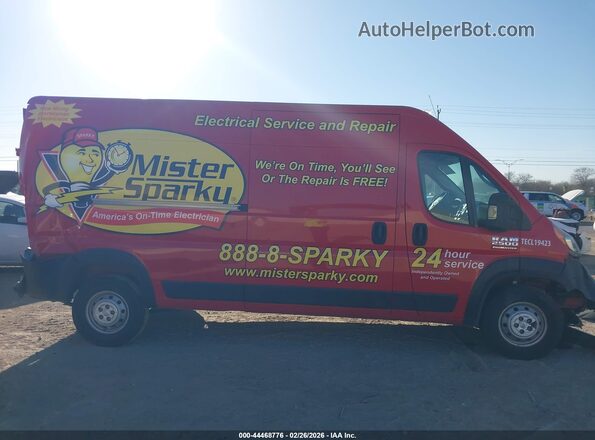3C6TRVDG6LE116491 2020 RAM PROMASTER 2500 Красный Вид задней части салона