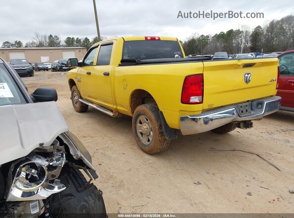 3C6UR5CJ6GG306691 2016 RAM 2500 Желтый Задняя левая четверть