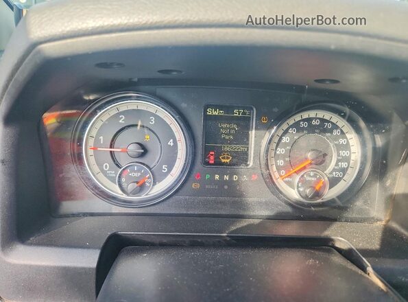 3C6UR5CL5GG260823 2016 RAM 2500 Черный Вид щитка приборов