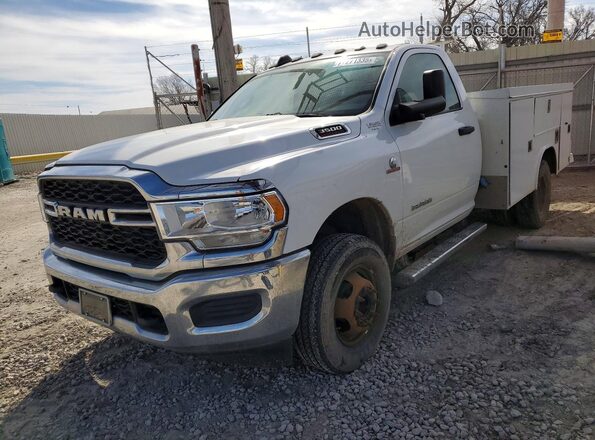 3C7WRTAL8KG553149 2019 RAM 3500 White Przód lewy