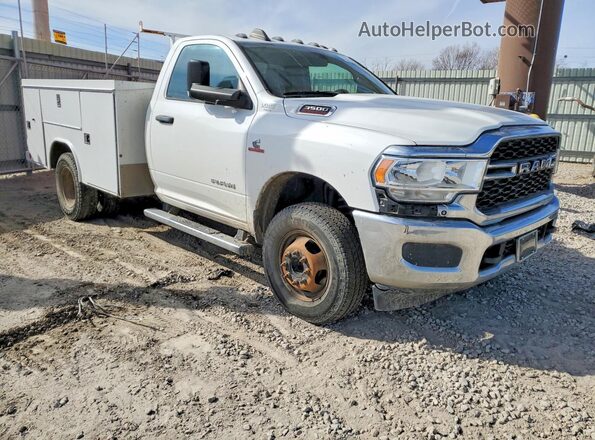 3C7WRTAL8KG553149 2019 RAM 3500 White Przód prawy