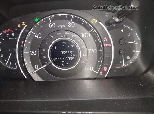 3CZRM3H51GG715852 2016 HONDA CR-V Синий Вид задних сидений