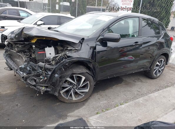 3CZRU5H16KG705612 2019 HONDA HR-V Черный Передняя левая четверть